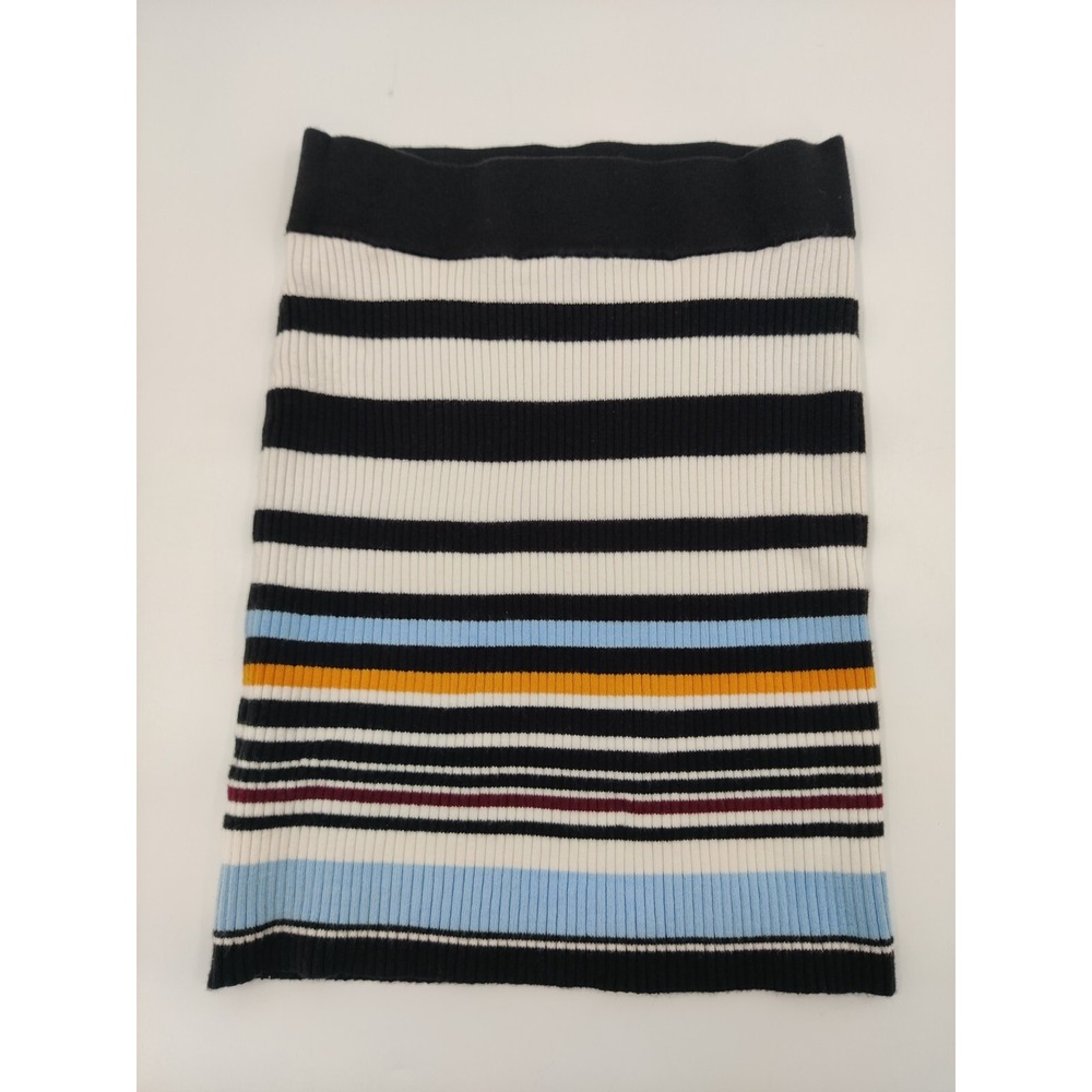 BCBGeneration Womens Ribbed Striped Mini Skirt Multi Color Size XS‎